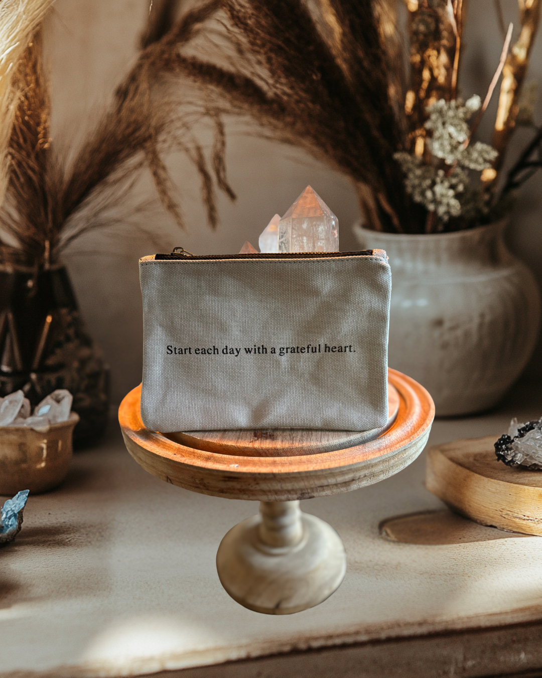 Loving Kindness Pouch Collection - Grateful Heart